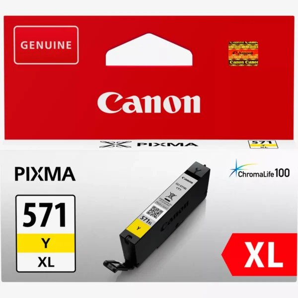 Canon CLI-571XL cartouche d'encre Yellow grande capacité authentique