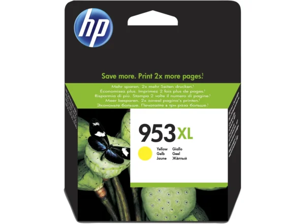 HP 953XL cartouche d'encre Jaune grande capacité authentique