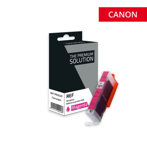 Cartouche d’encre équivalent à Canon 571XL Magenta