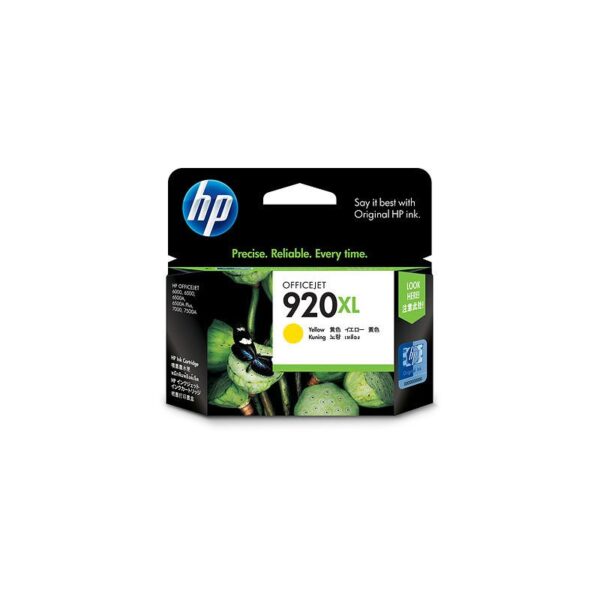 HP 920XL cartouche d’encre Yellow grande capacité authentique