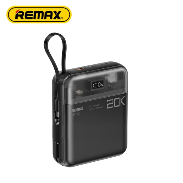 Power Bank 20000mAh REMAX RPP-603  Pd 20W + Qc 22.5W