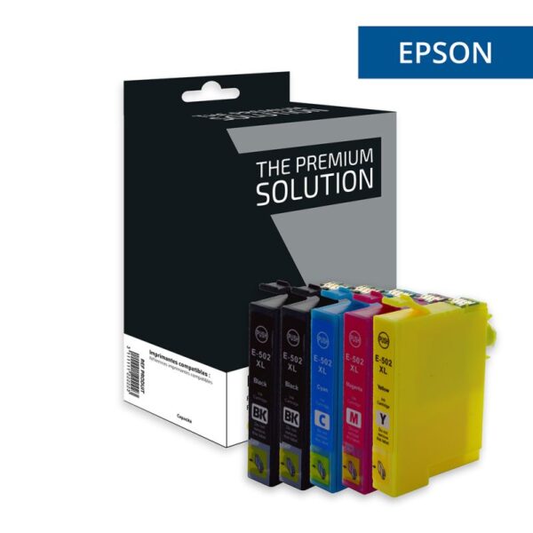 Cartouche jet d’encre équivalent à EPSON Jumelles 502XL