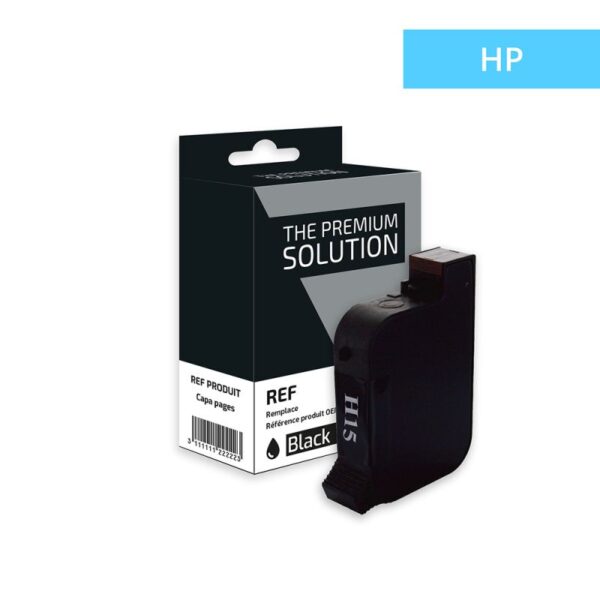Cartouche jet d’encre équivalent à HP 15 noir