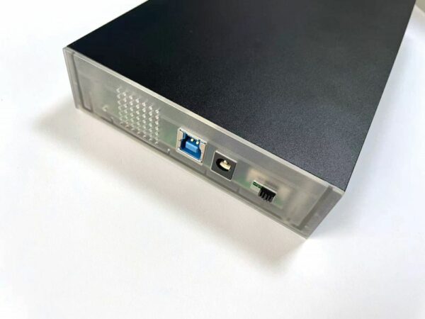 Boitier HEDEN pour HDD/SATA 3.5" jusqu'à 16 To, USB3.0 , boitier en alu, noir