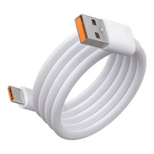 Câble Data USB / Type C - 1 M Blanc - Charge rapide