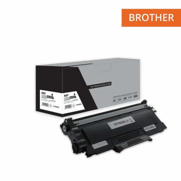B-2220 Toner équivalent à BROTHER TN-2010, 2030, 2210, 2215, 2220, 2225, 2260 - Black