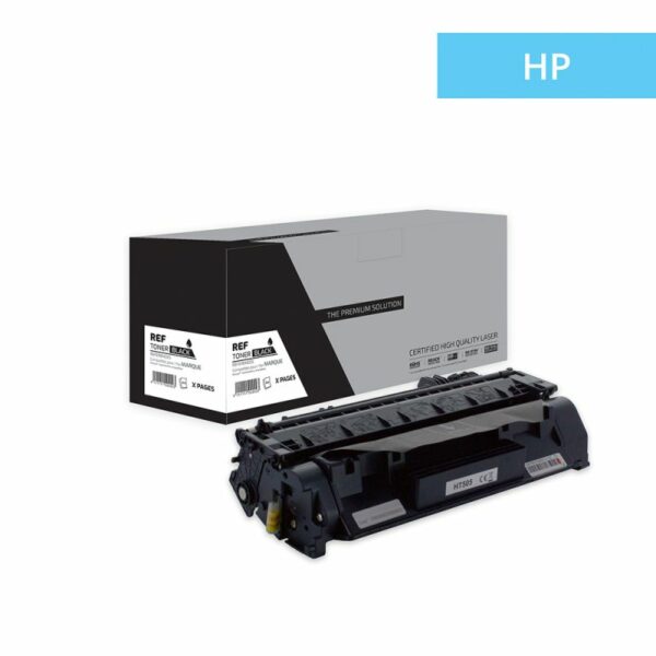 H-505A Toner équivalent à HP CE505A, 05A, CF280A, CANON CRG-719 - Black