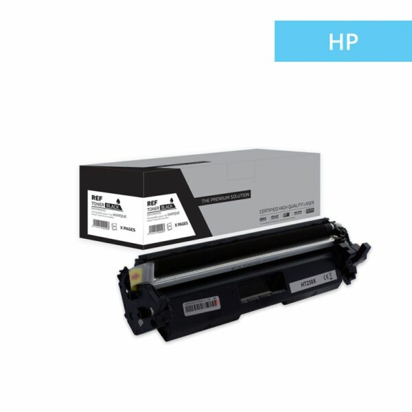 H-230X Toner équivalent à HP CF230X, 30X, 30A - Black
