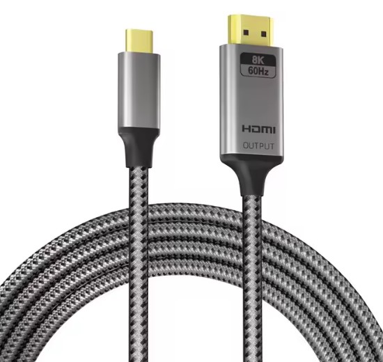 Câble USB-C vers HDMI V2.1 8K 60Hz - 2m